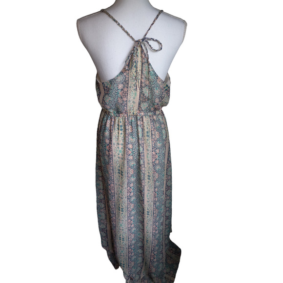 American Eagle Paisley Boho Print Maxi Dress - sheer and flowy - size M - Picture 8 of 16